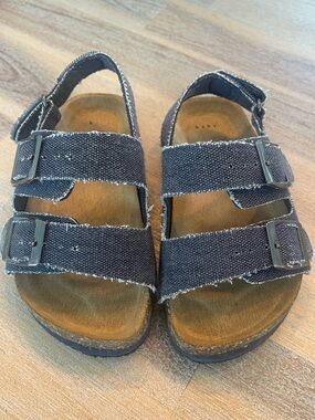 Baby Gap Navy Buckle Toddler Sandal Strap Adjustable 5T/6T Summer Shoe Slip On